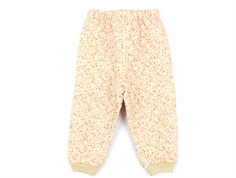 Wheat thermal trousers Alex soft beige flowers